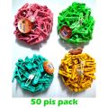 Best Quality Colorful Plastic Cloth Clip - Multicolors - cloth hanger 50pes. 