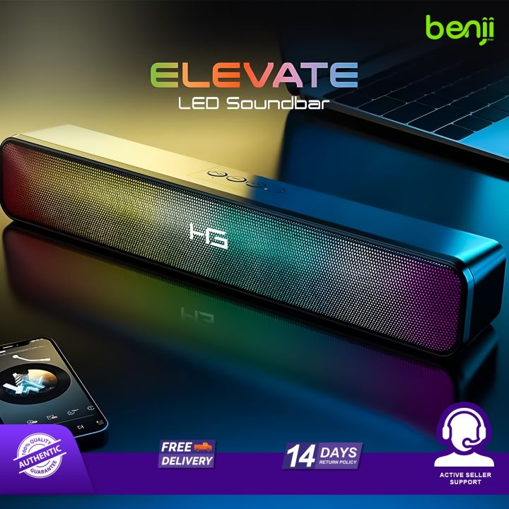 HG-SP03 Pro Portable Powerful Bluetooth Speakers High Volume Subwoofer 3D Stereo Sound USB Powered Loudspeakers for PC Laptop Gamer Player - SP03PROSP