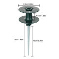 4 Pack Hose Guide On Zinc Spike Garden Hose Guide With Metal Spike Garden Hose Guide Spikes ABS+Zinc Alloy.