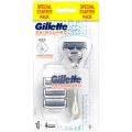 Gillette Skinguard Sensitive Razor + 3 Blades.