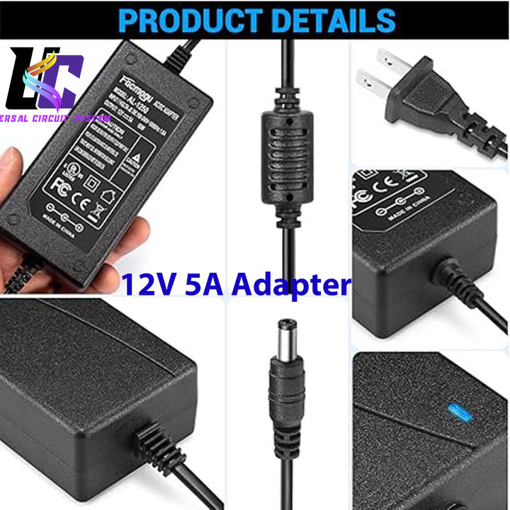 Facmogu%2060W%2012V%205A%20AC/DC%20Power%20Adapter,%20100-240V%20AC%20to%20DC%2012V%205A%20Power%20Suppy,%2012%20Volts%205%20Amps%20AC%20DC%20Table%20Top%20Adapter,%2060%20Watts%2012V%205A%20Switching%20Power%20Adaptor%20Converter,%205.5x2.5mm%20&%205.5x2.1mm%20DC%20Plug%20-%20Image%204