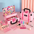 Kids Makeup Cosmetics Playing Box Princess Makeup Girl Toy Play Set Lipstick Eye Shadow Safety Nontoxic Toys Kit for Girl Giftcosplay. 