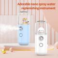 30ml Mini Nano Facial Sprayer USB Nebulizer Face Steamer Beauty Humidifier Portable Face Moisturizing Steamer Skin Care. 