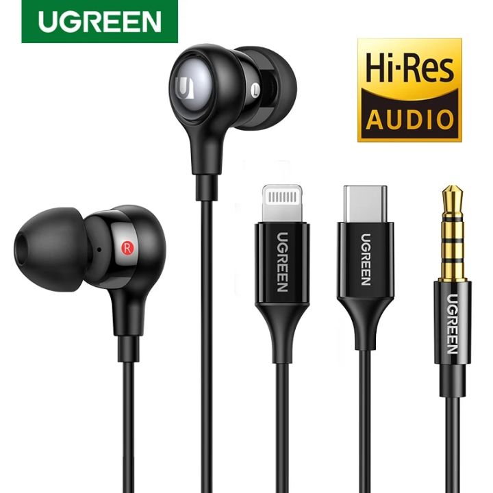 UGREEN Wired Earphone With Microphone In Ear Noise