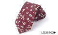 Alien New Cotton Ties Fashion Floral Print Neck Tie for Wedding Business Suits Skinny Tie For Men Women Broken flower Necktie Gravatas. 