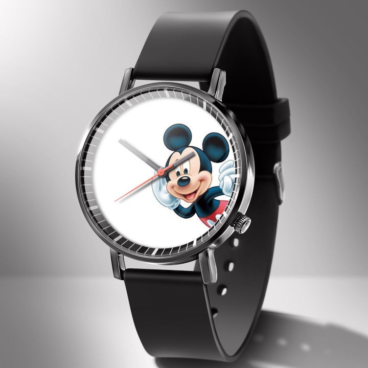Fashionable,%20simple,%20trendy,%20Mimi%20cartoon%20mouse%20watch,%20student%20children's%20watch,%20quartz%20watch,%20PU%20band,%20spot%20Yiwu%20hair%20-%20Image%203