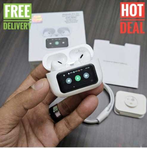 Airpods%20Pro%202%20%20With%20Screen%20Display%20ANC%20/%20ENC%20Dobble%20Dark%20Touch%20Control%20Noise%20Reduction%20Long%20Battery%20%20Bluetooth%20Headphone%20-%20Image%202