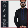 LeeWear men's punjabi men's kurta pajama manyavar kurta panjabi pajama best panjabi  punjabi design for man design for man latest punjabi design for man black punjabi design for man punjabi embroidery design for man PN21123. 