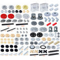MOC Bricks Technical Accessories Bulk Multiple Sizes Gear Cross Axles Set Compatible All Brands Building Blocks Educational Toys KankongAgu. 