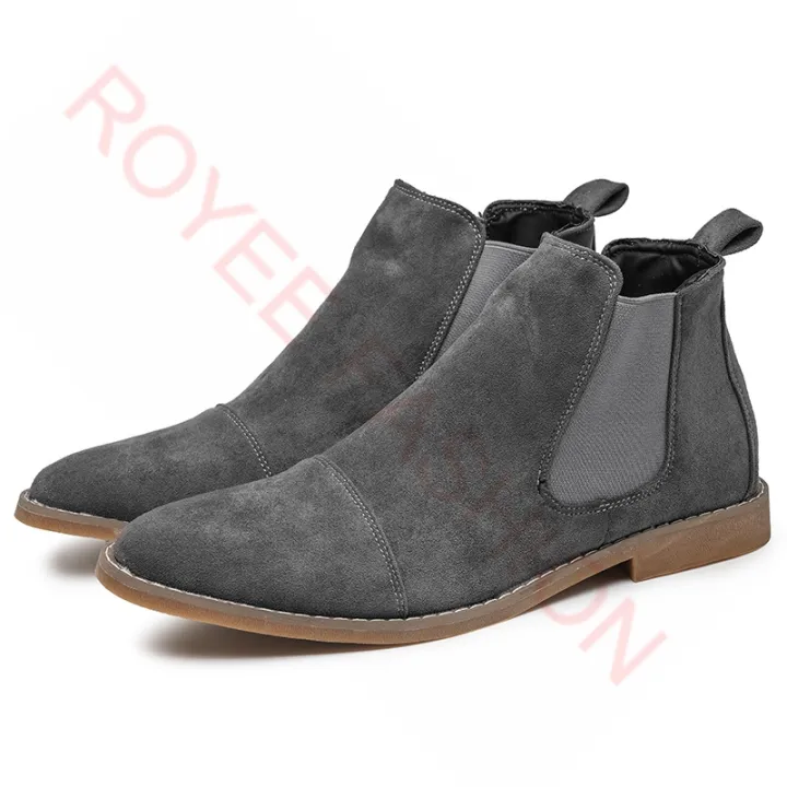 Fashion%20Shoes%20Yellow%20Chelsea%20Boots%20Men%20Comfort%20Dress%20Boots%20Men%20Business%20Shoes%20Men's%20Suede%20Leather%20Shoes%20Zapatos%20Hombre%20Ankle%20boo%20BunnyGarden%20-%20Image%202