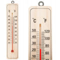 Room Thermometer (Wooden & Hanging) - Wall Hang Thermometer for Indoor Outdoor Garden House Garage Office Room Hung Logger Room Incubator Temperature Meter. 