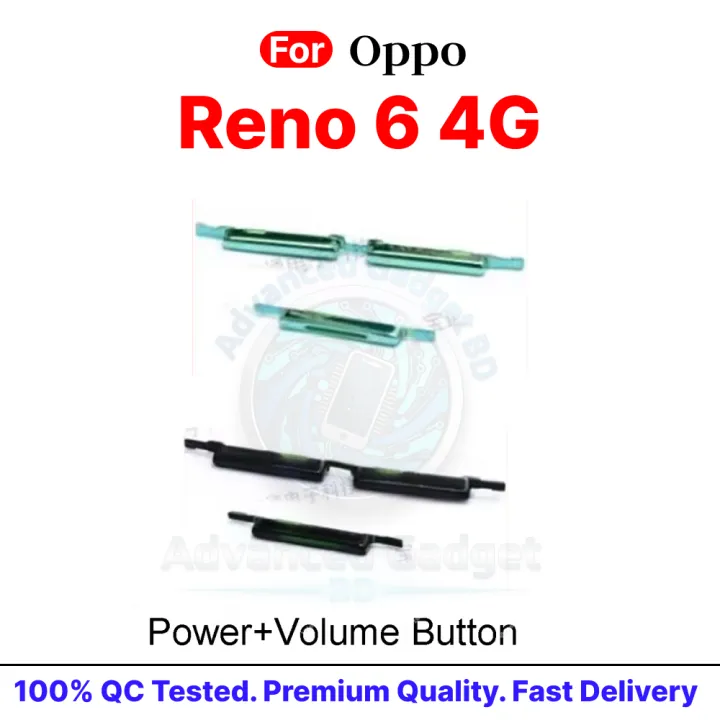 For Oppo Reno 6 4G Control Volume Button + Power ON / OFF External ...