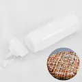 【happy one】8-24oz Food Grade Plastic Squeeze Sauce Bottle Ketchup Jam Mayonnaise Olive Dispenser Bottle Accessories. 
