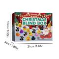 24pcs ubber us Adent Calendar oy ubber uy ath oy Christmas ifts For ecor arty Faors irthday. 