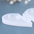 Graceful Silicone Mold Love Lock for Lovers Pendant DIY Epoxy Resin Mould Necklace.