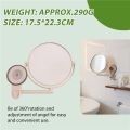 Bath Mirror Cosmetic Mirror 1X/3X Magnification Suction Cup Adjustable Makeup Mirror Double-Sided Bathroom Mirror.