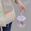 Creative Superposition Portable Six-sided Exquisite Square Circle Landscaping Blind Box Lantern Bird Cage Rotating Micro Scene (International Version). 