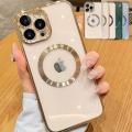 For Iphone 14 Pro Max Cover White Translucent Frosted Feel Color Borders Logo Hole With Camera Protection Clear Back Case. 