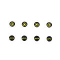 TALONGAMES Glass Mouse Feet Compatible With Universal Dots 8 Grain Customized Round Curved Edge Glass Skates jingu. 