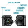 Neewer BG-E8 Replacement Battery Grip Handle for Canon EOS 550D 600D 650D 700D/ Rebel T2i T3i T4i T5i SLR Cameras. 