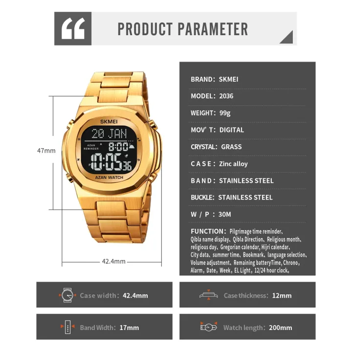 SKMEI%20Full%20Steel%20Muslim%20Azan%20Digital%20Men%20Watches%20for%20Prayer%20with%20Qibla%20Compass%20Adhan%20Alarm%20Hijri%20Islamic%20Wristwatch%20Montre%20homme%20-%20Image%206