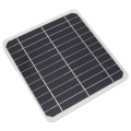 JAERBEE Waterproof Solar Panel Kit 20W Portable Solar Charger with 2 USB Outdoor Battery Powered for Camping with Mounting Rack. 