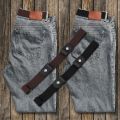 Elastic Invisible Belt Woven Fabric Traceless Unisex Waist Belt Fashionable Jean Belt Dropshipping. 