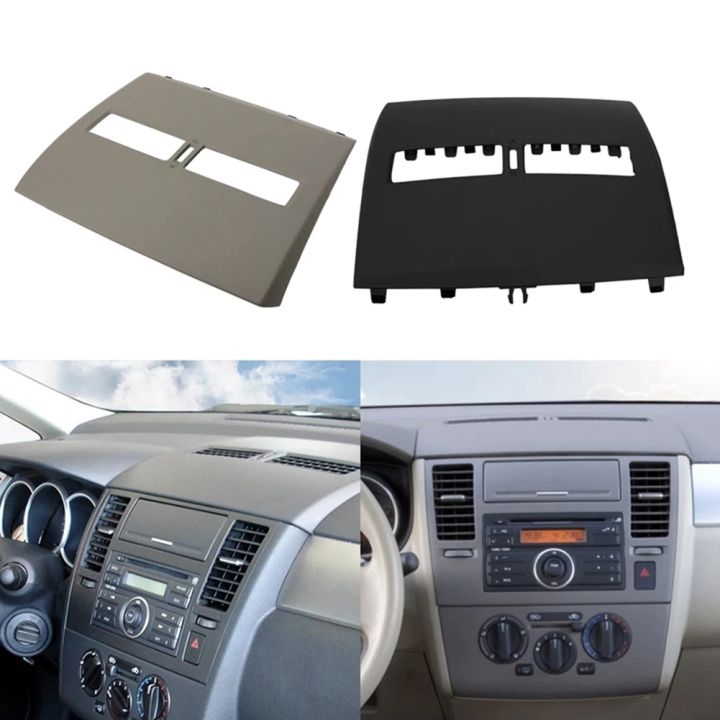 Instrument%20Panel%20Cover%20for%20Nissan%20Tiida%202005-2011%20Front%20Dashboard%20Middle%20Air%20Conditioner%20Outlet%20Vents%20Upper%20Cover,Black%20-%20Image%205