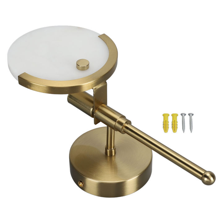 Golden%20Wall%20Lighting%20Innovative%20Round%20Marble%20Modern%20Hardwired%20LED%20Bedside%20Wal%20-%20Image%208