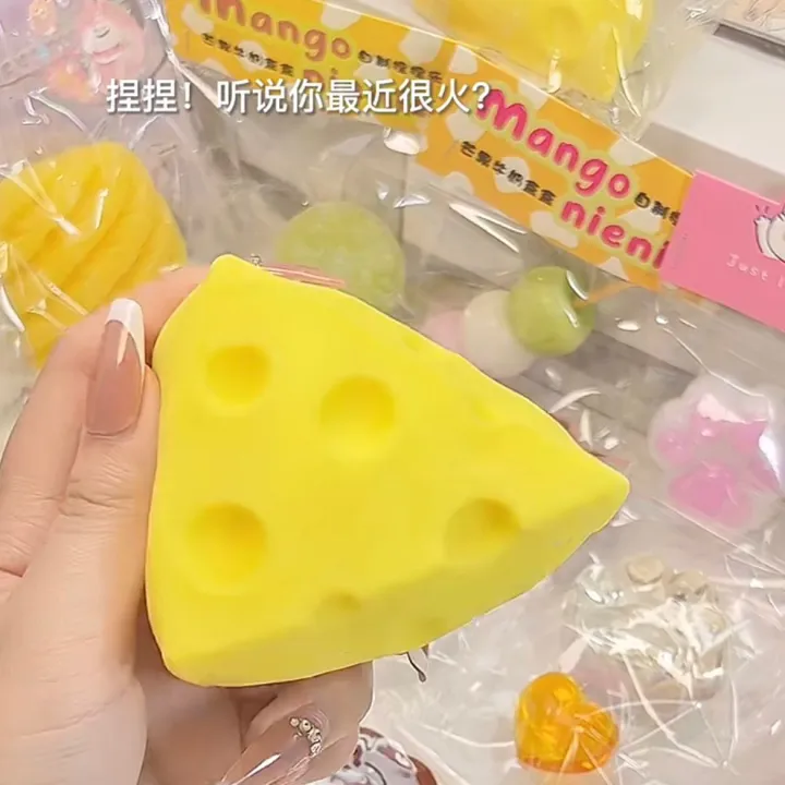 Simulation%20Cheese%20Squishy%20Toys%20Mochi%20Cute%20Soft%203D%20Yellow%20Dessert%20Squeeze%20Party%20Favors%20Stress%20Relief%20Sensory%20Fidget%20Toys%20Gifts%20-%20Image%202