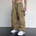 Harajuku Oversized Cargo Parachute Pants Men Streetwear Vintage Y2k Hip Hop Wide Leg Joggers Baggy Casual Sweatpants Techwear. 