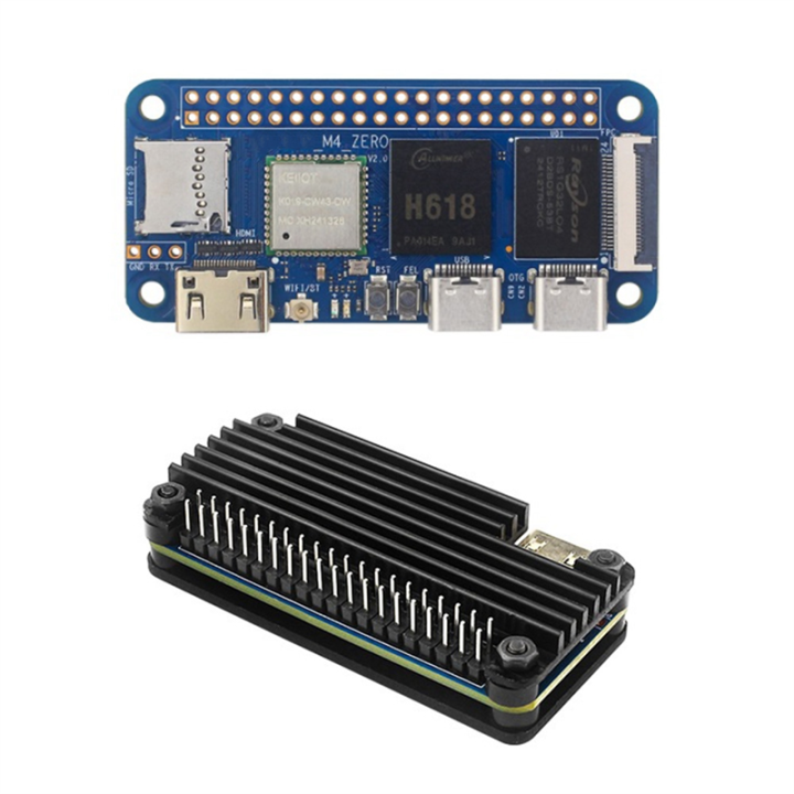 For Banana Pi - Zero Development Board+Case Allwinner H618 4G LPDDR4 32G EMMC 2.4G/5G WIFI BT4.2 Motherboard