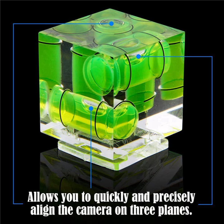 TWEXQNY%20Triple%203%20Axis%20Hot%20Shoe%20Bubble%20Spirit%20Level%20Compatible%20for%20DSLR%20Camera%20(4%20Pack)%20-%20Image%204