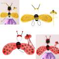Child Honey Bee Costume Kids Girls Bee Dress Up Headband Party.