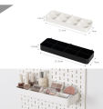 Nordic Style Plastic Pegboard Accessories Storage Case Shelf Hook Rack Wall Organizer For Garage Kitchen Bathroom Office. 