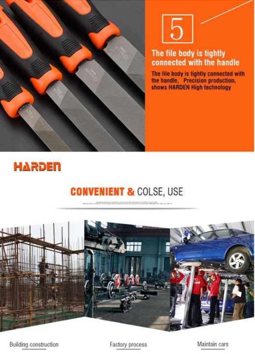 Harden%2012"%20Professional%20Flat%20Bastard%20Mill%20File%20With%20Soft%20Handle%20610635%20-%20Image%202