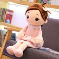 Plush Baby Girl Toys Kawaii Girl Dolls with Dress Stuffed Princess Doll Plush Toys for Wedding Rag Doll Baby Kids Playmate. 