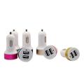 Duel USB Port Car Charger-white. 