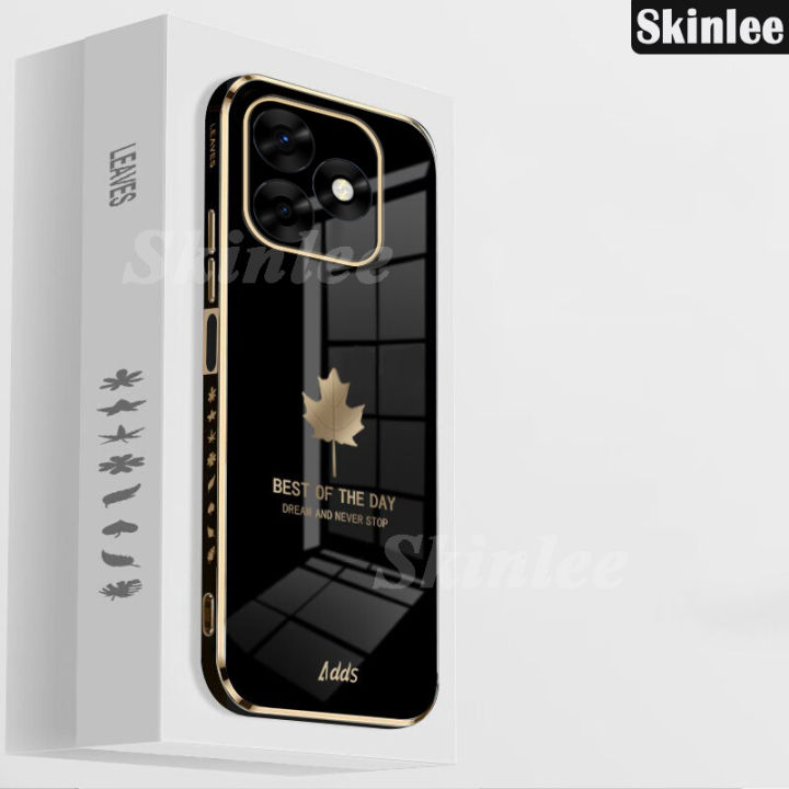 Phone%20case%20For%20itel%20P55%204G%20Back%20cover%20Soft%20Shining%20Maple%20Leaves%20Design%20Cover%20For%20itel%20P55%204G%20Cover%20cases%20-%20Image%203