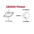1ps- 2N3055 Transistor TOSHIBA 100V / 15A / 115W TO-3 NPN for Audio Power Amplifier. 