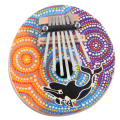 7 Key Tuneable Coconut Shell Mbira Portable Kalimba Adjustable Finger Thumb Piano Musical Instrument Easy to Use. 