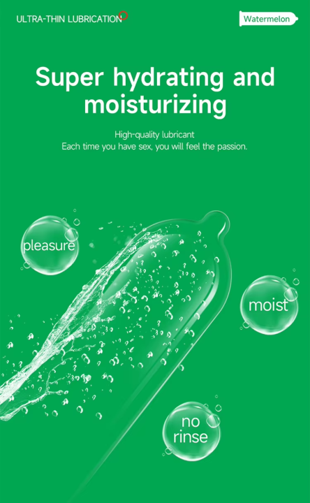 GJG%20Natural%20Rubber%20Latex%20Ultra-Thin%20Safety%20Watermelon%20Fruit%20Flavored%20Condoms%20-%203pc/Box%20-%20Image%205