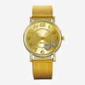 Ladies Romantic Love Watch Leather Rhinestone Designer Ladies Simple Band Watch Student Watch.