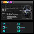 Skmei Big Dial Sport Men Watch 2 Time LED Digital Wristwatches For Mens Waterproof Chrono Count Down Male Hour montre homme 1228.