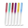 Multi-Color Gradient Crystal Nail Files Set for Manicure.