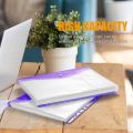 12Pack A4 Plastic File Folder,Expandable A4 Expandable Punched Pockets for A4 Folders,with Snap Closure and Label Pocket. 