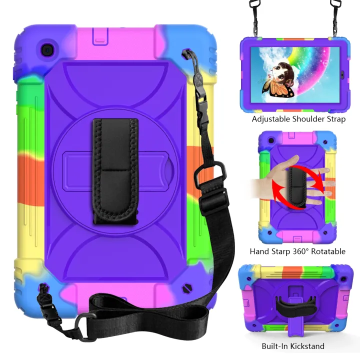 For%20Samsung%20Galaxy%20Tab%20A%2010.1%20T510/T515%20Shockproof%20PC%20+%20Silicone%20Combination%20Case%20with%20Holder%20&%20Hand%20Strap%20&%20Shoulder%20Strap%20-%20Image%2010