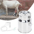 5L Mini Electric Pulsation Milking Machine Milker Livestock Husbandry And Breeding Machine Voltage 100-240VSheep Use US Plug.