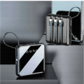 Caseier 20,000mAh Mini Power Bank With Powerbanks Cable Led Flashlight Portable Charger Power Display Fast Charging.