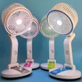 Premium Quality - Rechargeable Folding Fan With LED Light - Signifying Quality - Simple to Use. 